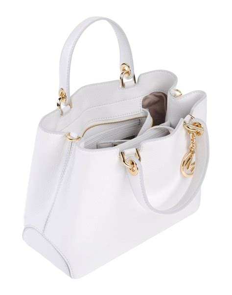 white purse michael kors